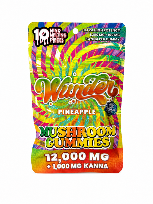 Wunder Mushroom Gummies — Pineapple + Kanna — 01-front.png