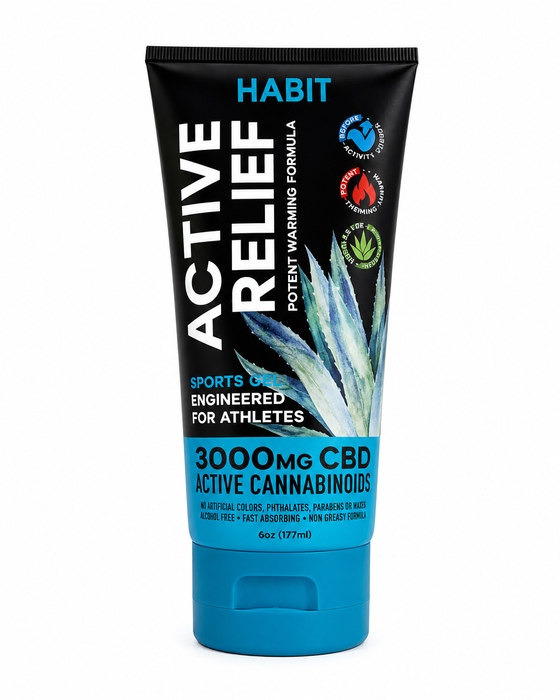 Habit CBD Lotions — Active Relief Warming / 3000mg CBD / 6oz — 01-front.png