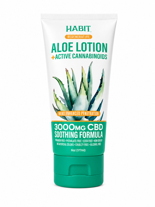 Habit CBD Lotions — Aloe Soothing / 3000mg CBD / 6oz — 01-front.png