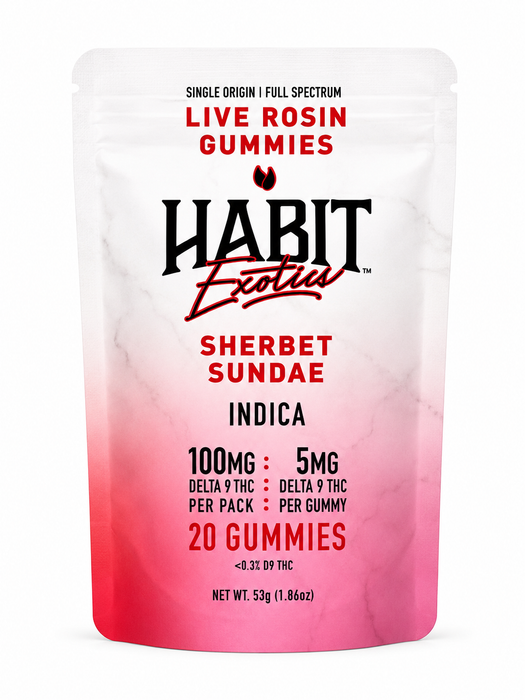 Delta 9 THC Live Rosin Gummies