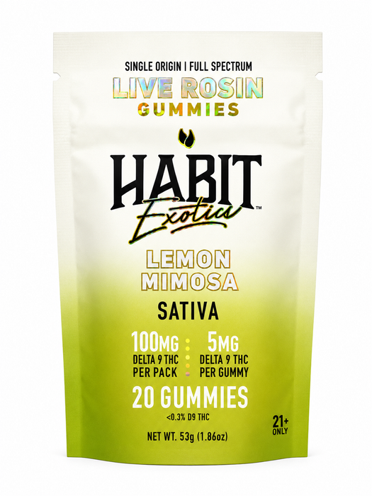 Delta 9 THC Live Rosin Gummies