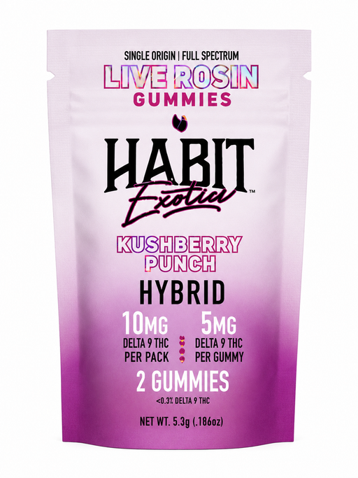 Delta 9 THC Live Rosin Gummies